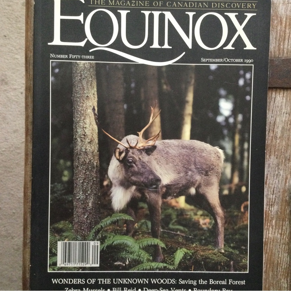 Equinox Magazine - Caribou Cover (September/October 1990)